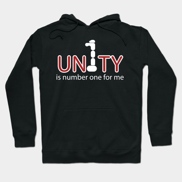 Unity is number one for me Hoodie by Wilda Khairunnisa